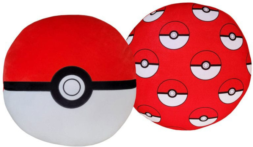 Pokemon Pluche Pillow - PokeBall/Pokeball Pattern afbeelding
