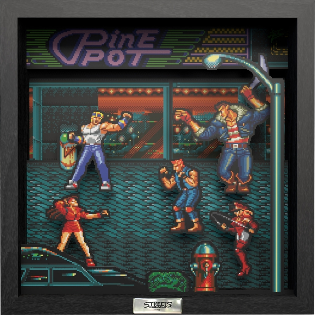 Pixel Frame - Streets of Rage (25cm x 25cm)