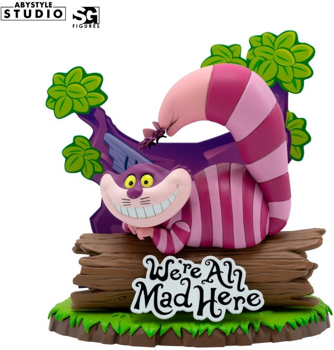 Disney Alice In Wonderland Cheshire Cat Figurine Abystyle Studios 12cm