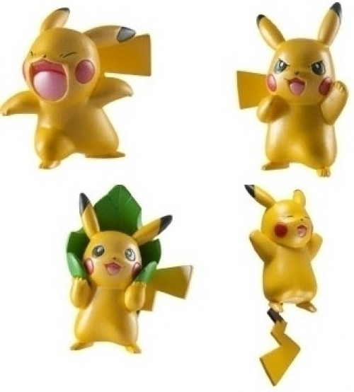 Pokemon 20th Anniversary Pikachu Figure 4-pack 2