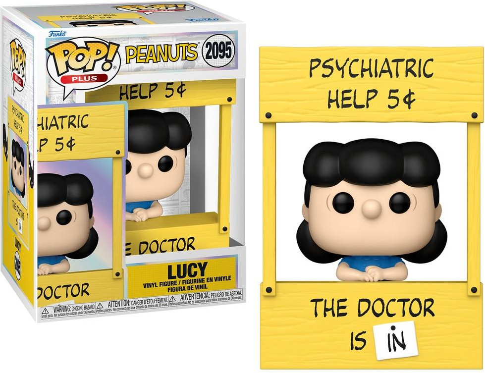 Peanuts Funko Pop Vinyl: Lucy (Psychiatric Booth) afbeelding