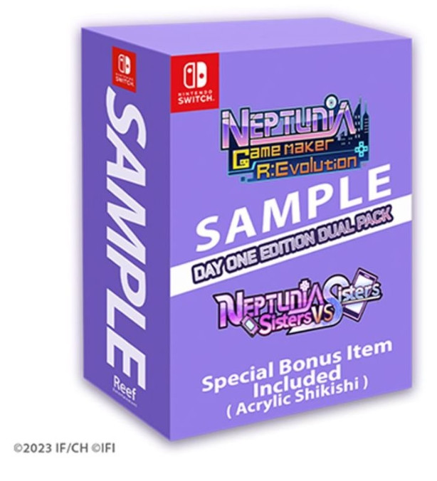 Hyperdimension Neptunia GameMaker R:Evolution & Sisters VS Sisters Day One Edition Double Pack Plus