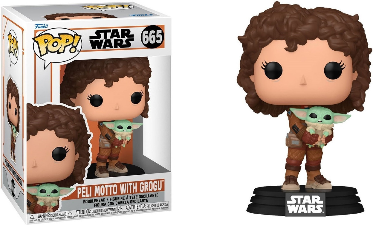 Star Wars Funko Pop Vinyl: Peli Motto with Grogu afbeelding