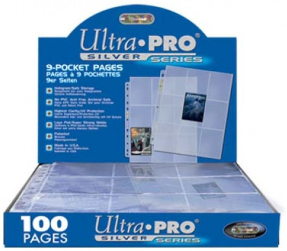 Ultra Pro - Silver Series 9-Pocket Pages (100 stuks)