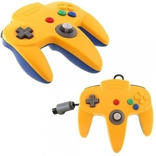 Image of Nintendo 64 Controller Blauw/Geel (TTX Tech)