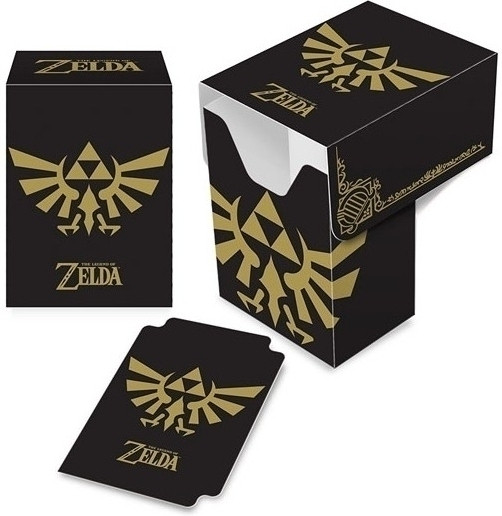 Image of The Legend of Zelda Trading Card Deck Box - Black & Gold