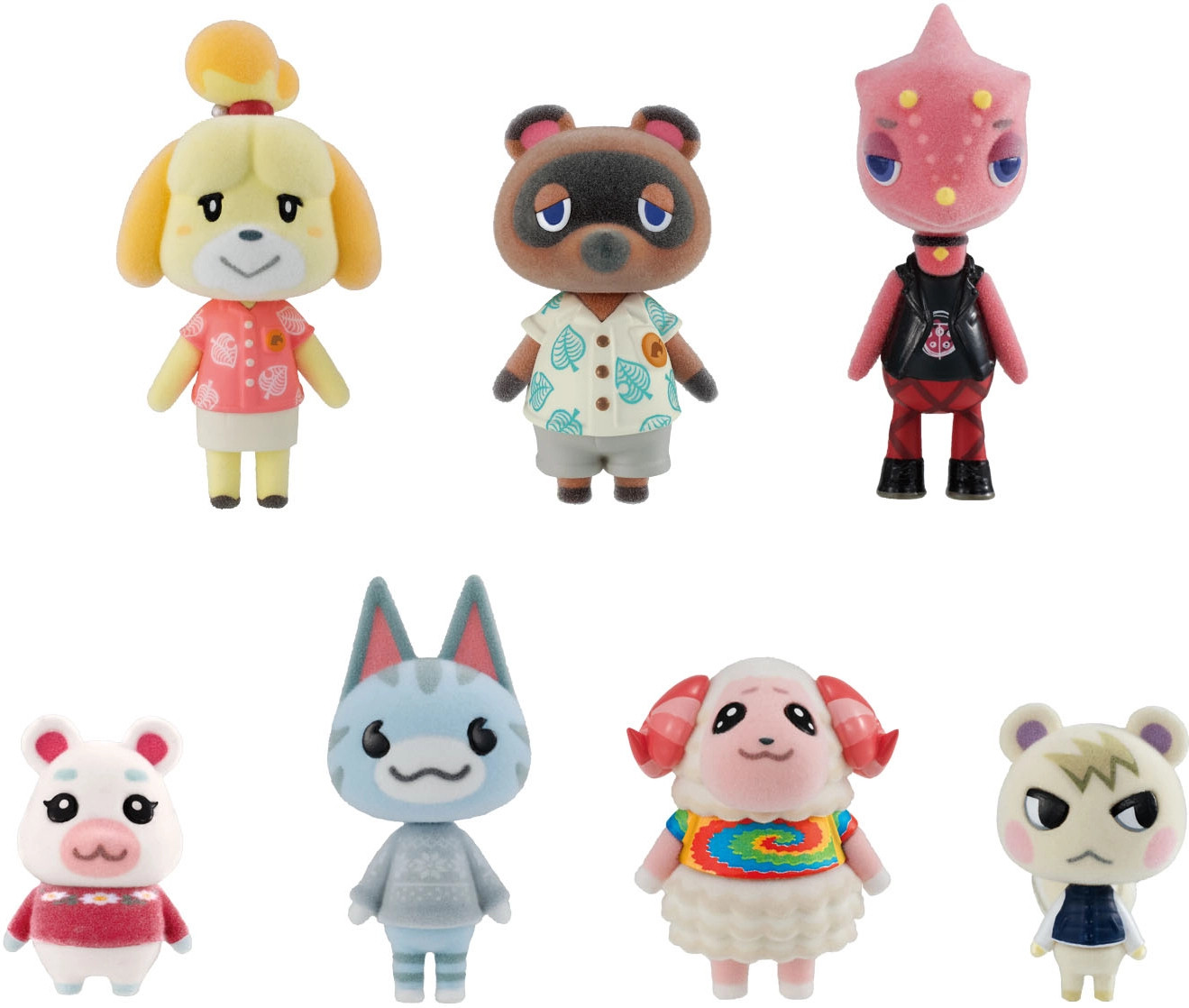 Animal Crossing New Horizons - Villager Flocked Doll Collection