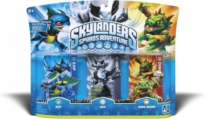 Image of Skylanders 3 Pack (Zap/Hex/Dino-Rang)