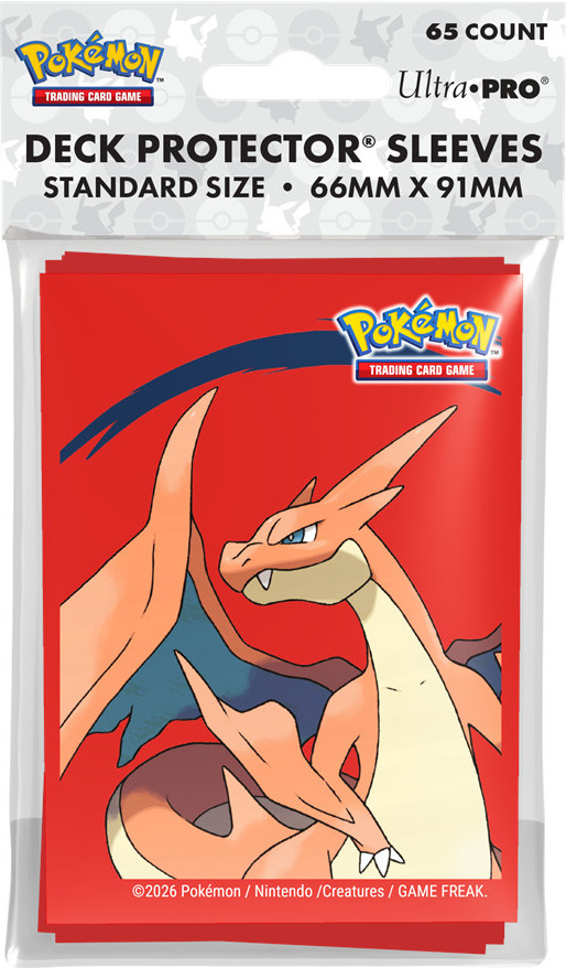 Pokemon TCG Mega Charizard Y Deck Protector Sleeves