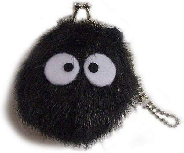 Ghibli - Soot Sprite Pluche Coin Purse 8cm