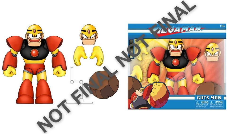 Mega Man Action Figure - Guts Man