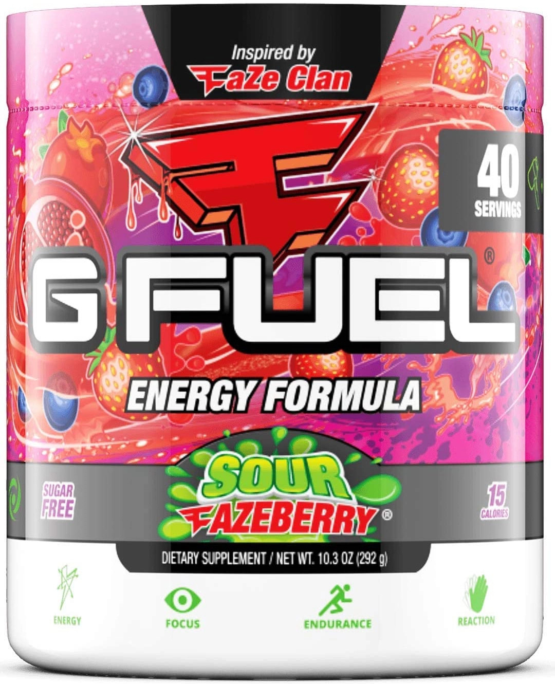 GFuel Energy Formula - Sour Fazeberry Tub