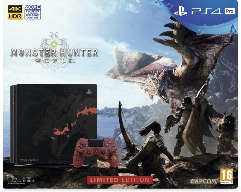 Playstation 4 Pro 1TB Special Edition + Monster Hunter World
