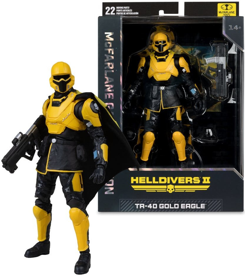 Helldivers II - T4-40 Gold Eagle Action Figure