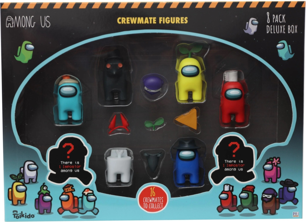 Among Us Crewmate Figures 8-Pack 2 (4,5cm)
