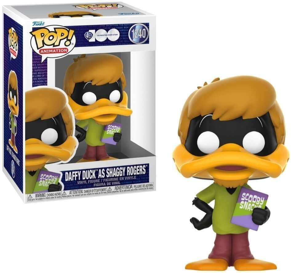 Warner Brothers 100th Funko Pop Vinyl: Daffy Duck as Shaggy Rogers afbeelding