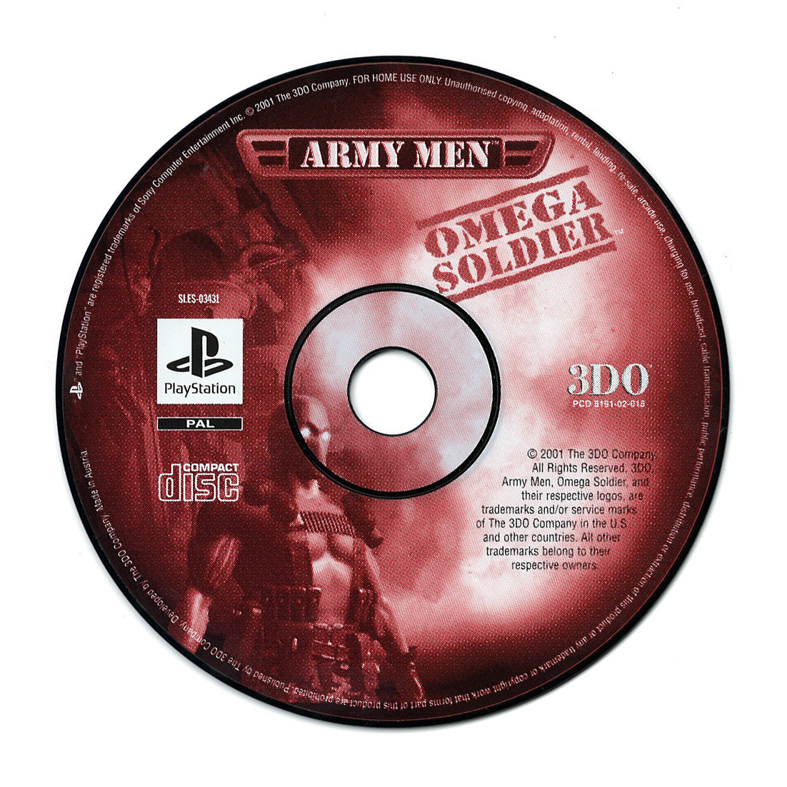 Army Men Omega Soldier (losse disc)
