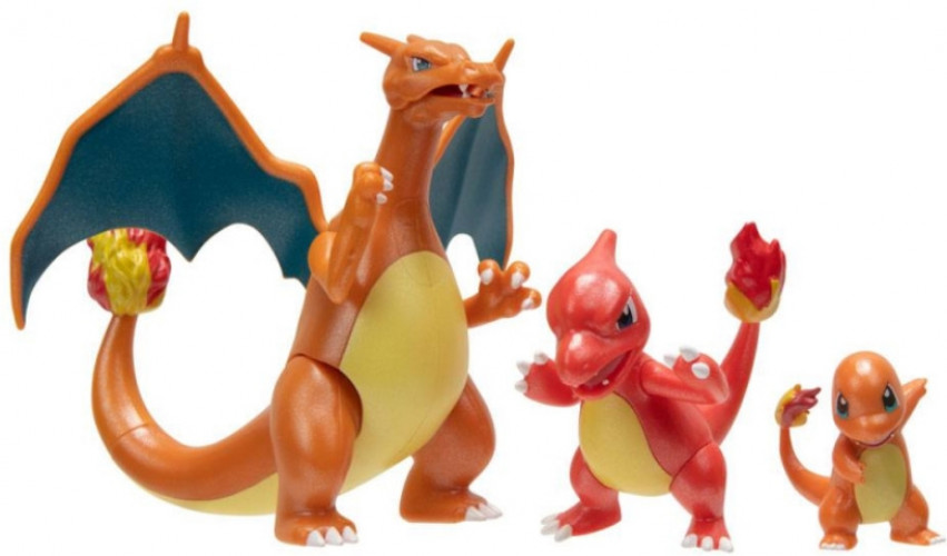 Pokemon Battle Figure Evolution Pack - CHarmander, Charmeleon & Charizard