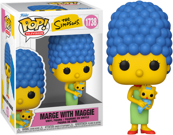 The Simpsons Funko Pop Vinyl Figure: Marge with Maggie afbeelding