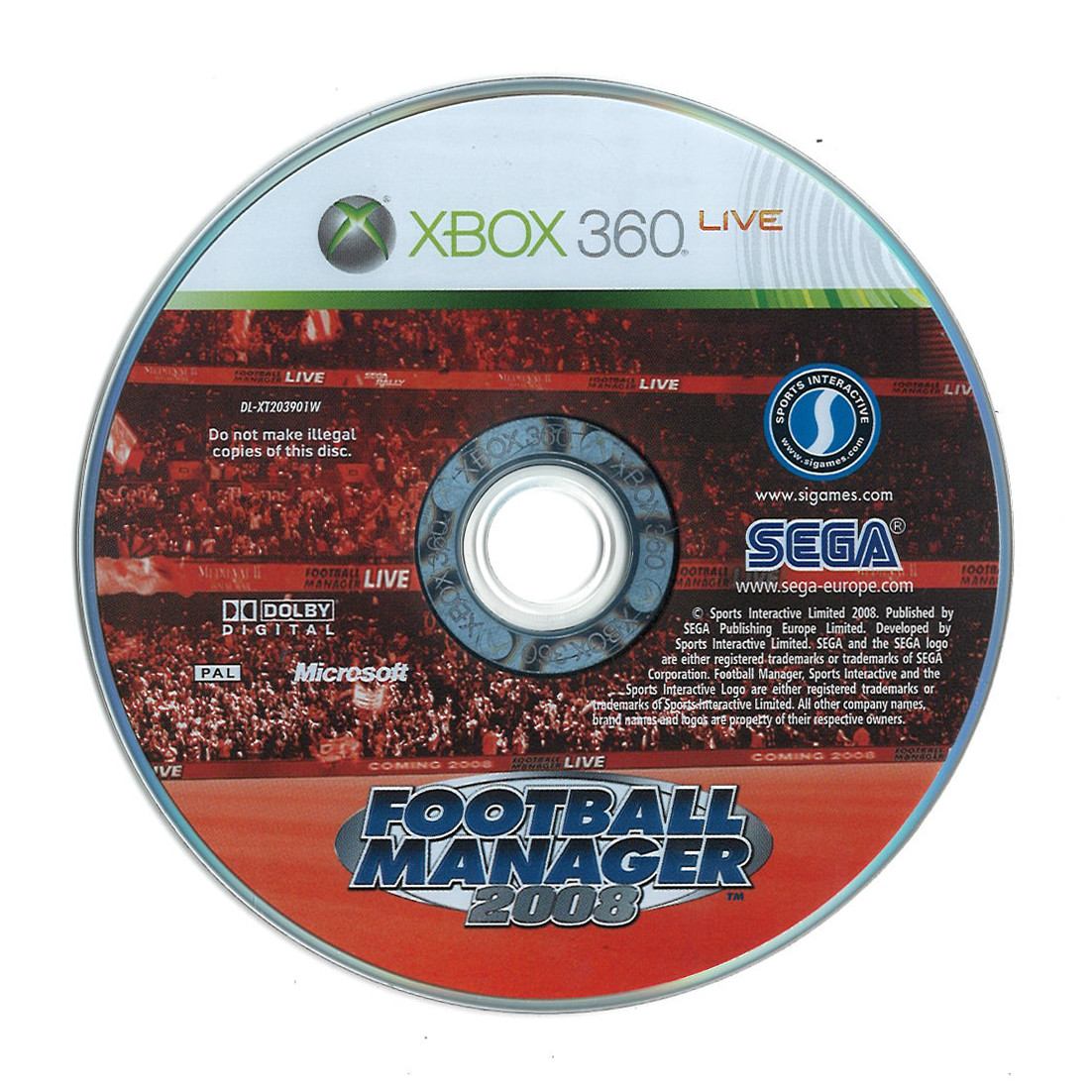 Football Manager 2008 (losse disc)