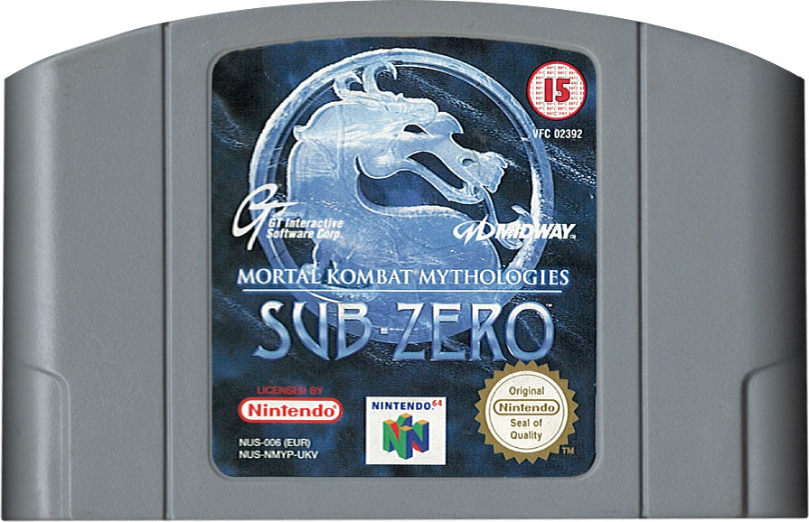 Mortal Kombat Mythologies Sub-Zero (losse cassette)