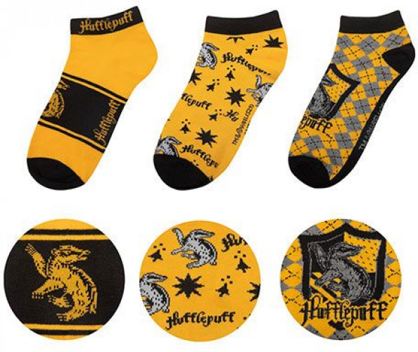 Harry Potter: Ankle Socks Set of 3 - Hufflepuff