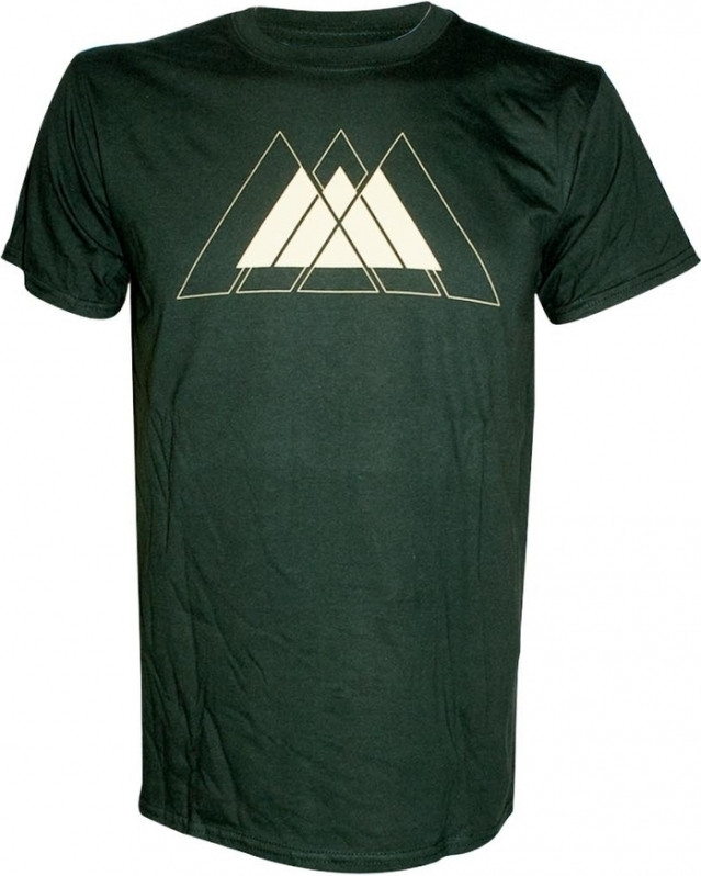 Image of Destiny T-Shirt Triangles Green