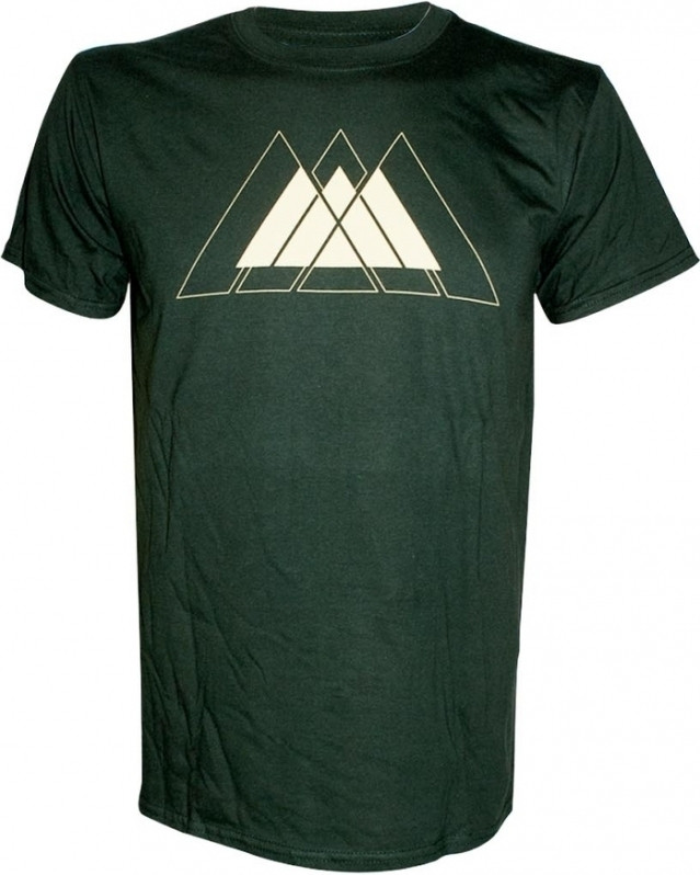Destiny T-Shirt Triangles Green