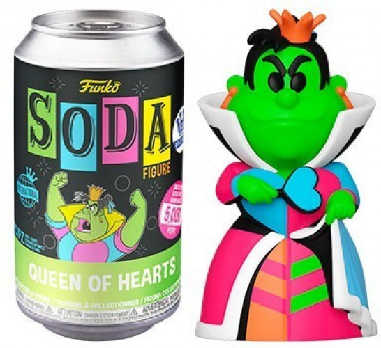 Funko SODA Queen Of Hearts(Black Light) Alice IN Wonderland Vinyl Soda 1/4200 EXCLUSIVE!