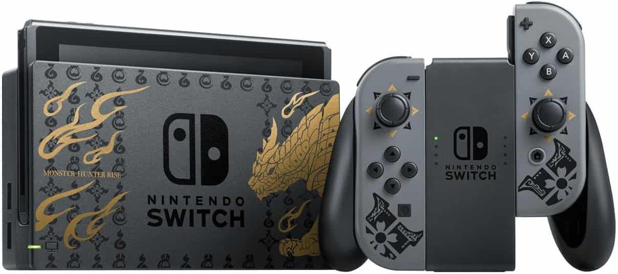 Nintendo Switch (2019 upgrade) - Monster Hunter Rise Edition aanbieding