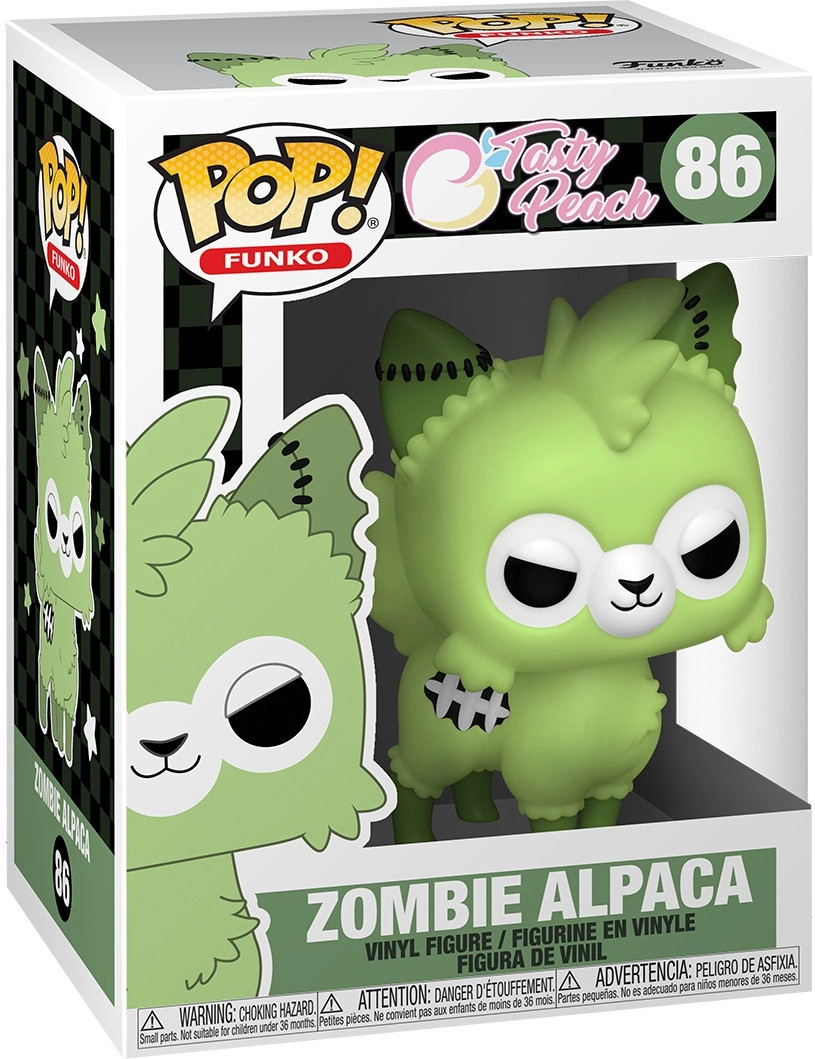 Tasty Peach Pop Vinyl Zombie Alpaca