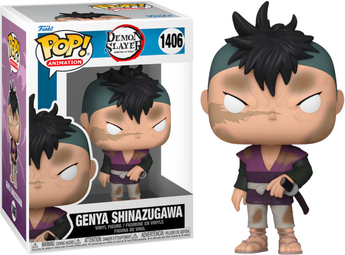 Demon Slayer Kimetsu no Yaiba Funko Pop Vinyl: Genya Shinazugawa afbeelding
