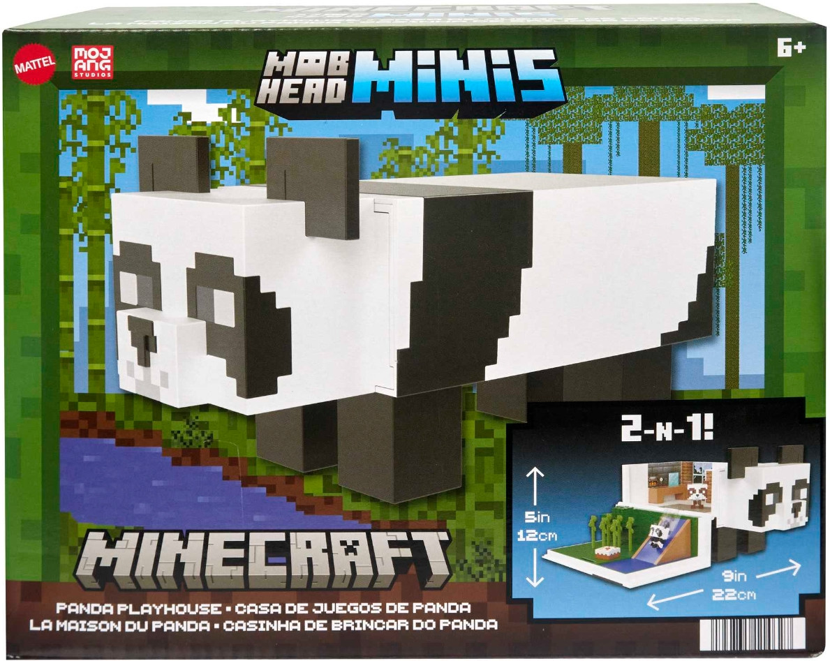 Minecraft Mob Head Minis - Panda Playhouse afbeelding