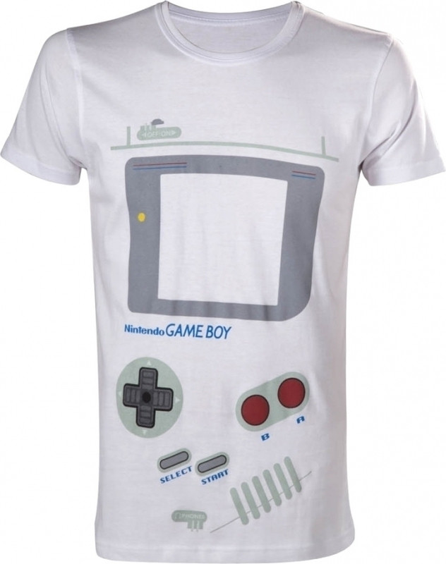 Image of Nintendo - White Gameboy T-Shirt