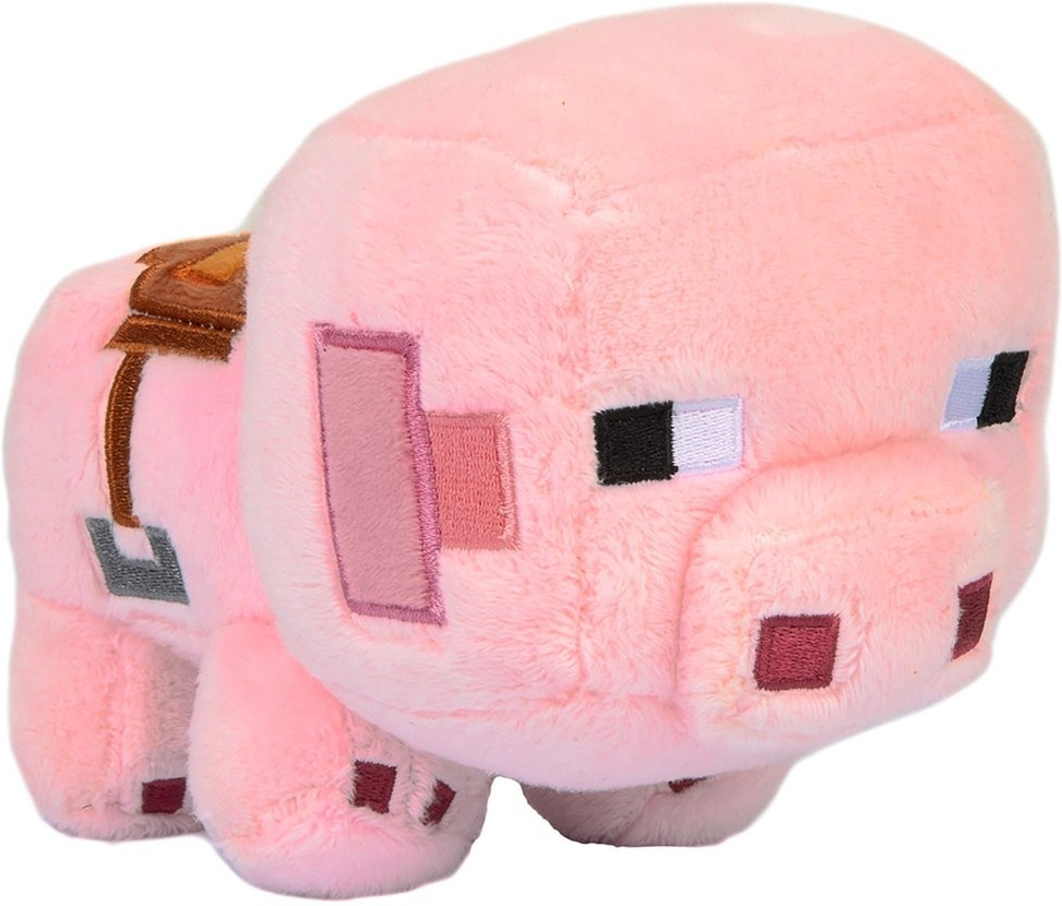Minecraft Pluche - Happy Explorer Saddled Pig