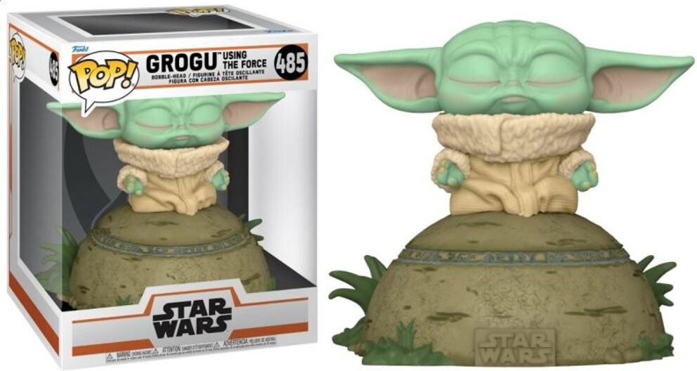 Star Wars The Mandalorian Funko Pop Vinyl: Grogu using the Force