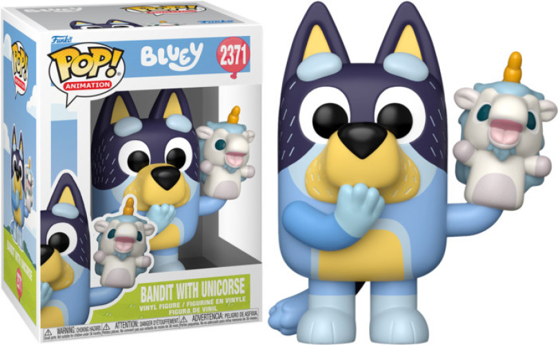 Bluey Funko Pop Vinyl: Bandit with Unicorse