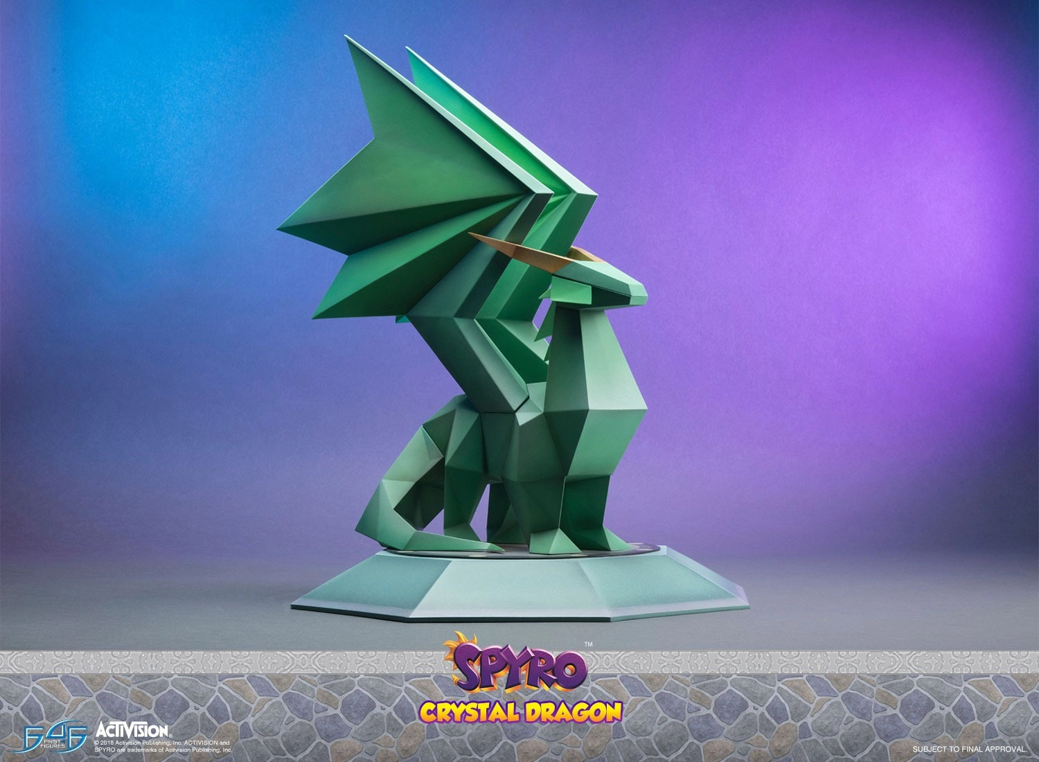 Spyro the Dragon - Crystal Dragon Resin Statue (Regular Edition) (First4Figures)