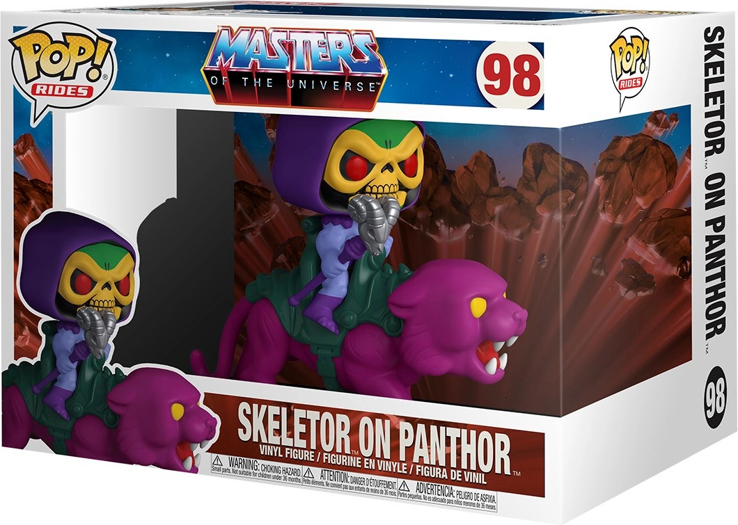 Masters of the Universe Pop Vinyl Skeletor on Panthor