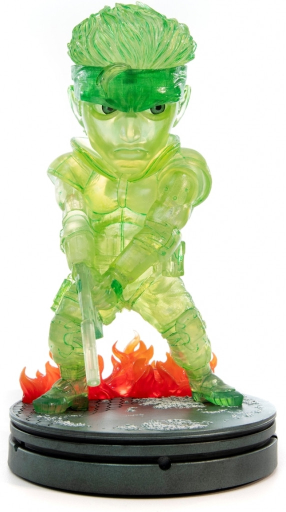 Metal Gear Solid: Solid Snake SD 8 inch PVC Statue (Stealth Camouflage Neon Green) afbeelding