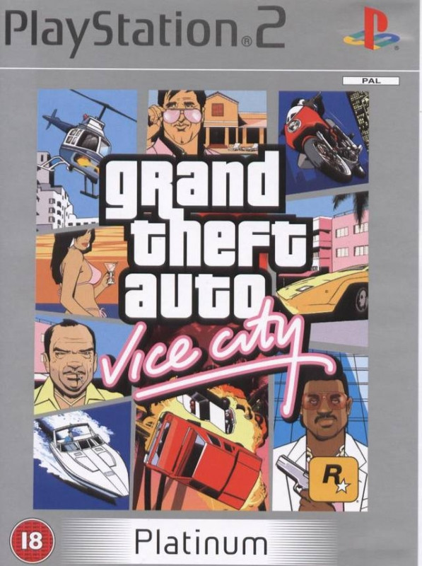 Image of Grand Theft Auto Vice City (platinum)