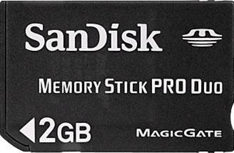 Image of Sandisk 2 GB Pro Duo Memory Stick