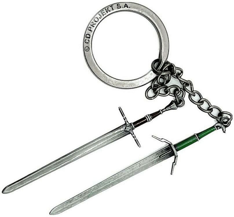 The Witcher III: Wild Hunt Keychain - Geralt Two Swords afbeelding