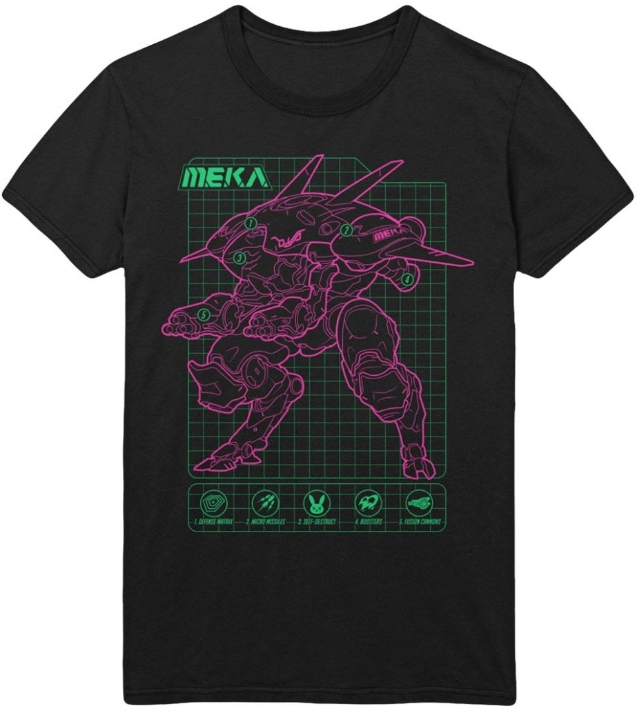 Overwatch - D.Va Blueprint T-Shirt