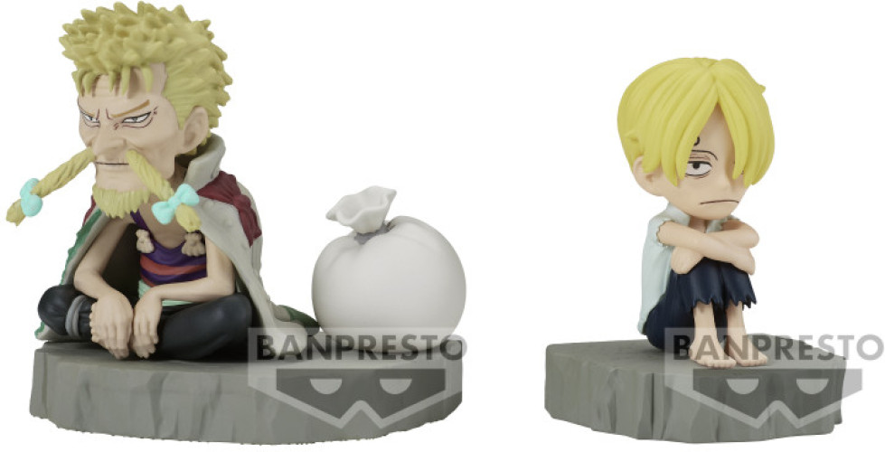 One Piece WCF Log Stories Figure - Sanji & Zeff (Stranded) afbeelding