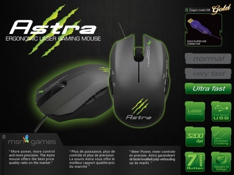 Image of Dragon War Astra Wired Gaming Mouse