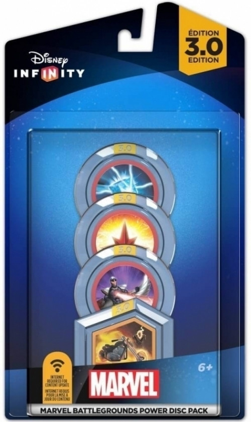 Image of Disney Infinity 3.0 Power Discs 4-Pack Marvel Battlegrounds