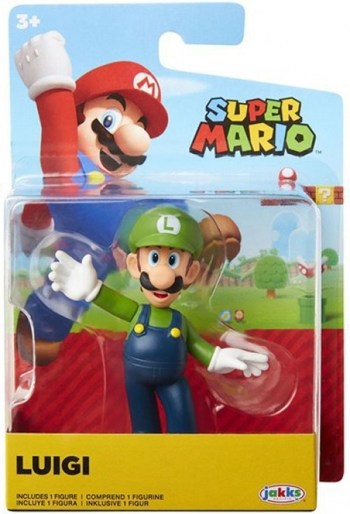 Super Mario Mini Action Figure - Luigi (Waving)