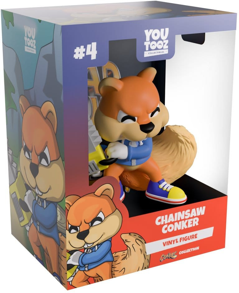 Conker's Bad Fur Day Youtooz Vinyl Figure - Chainsaw Conker