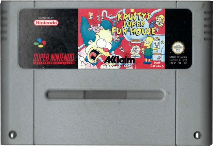 Acclaim Krustys Super Funhouse Losse Cassette acclaim kopen in de aanbieding Acclaim Krustys Super Funhouse Losse Cassette acclaim kopen in de aanbieding